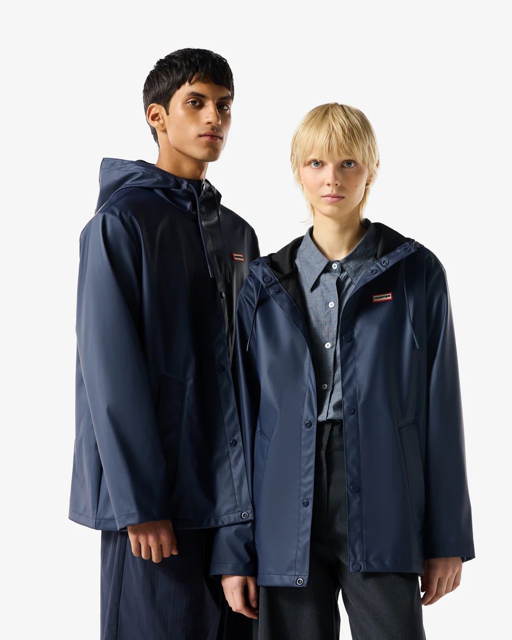 Giacca impermeabile blu /Hunter