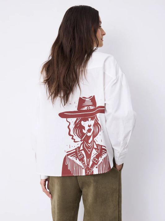 Camicia con stampa LEVI / Not Shy