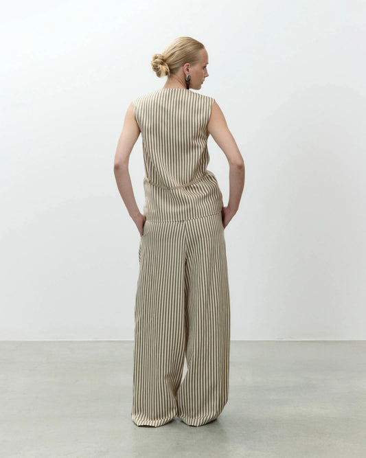 Gilet sartoriale a righe /Alysi