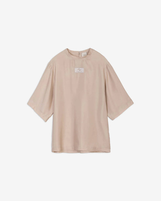 Blusa oversize in twill di seta / Alysi