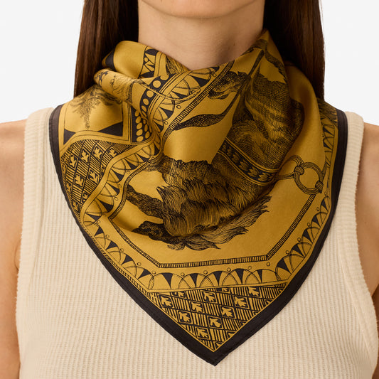 Foulard quadrato Carré 65 Barocco / Inoui Editions