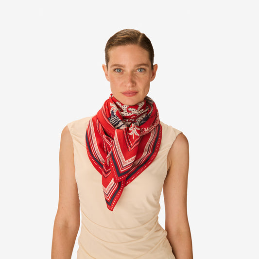Foulard quadrato Carré 100 Neptune / Inoui Editions