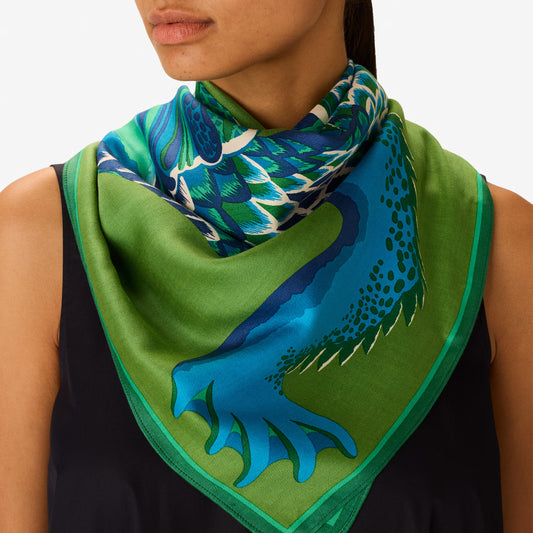 Foulard quadrato Carré 100 Croco / Inoui Editions
