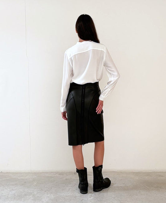 Longuette in ecopelle / Merci