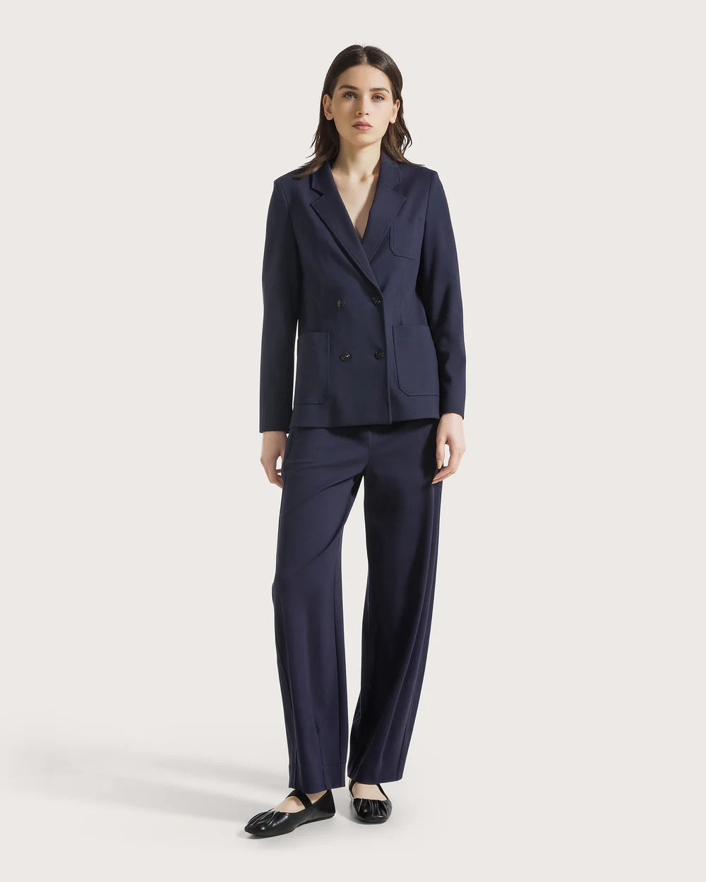 Giacca blu in punto stoffa / 19.70