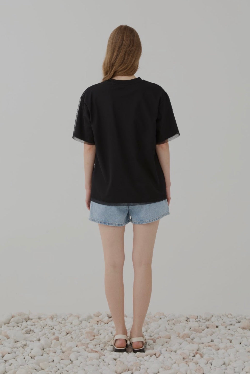 T-Shirt doppia nera / ELEH