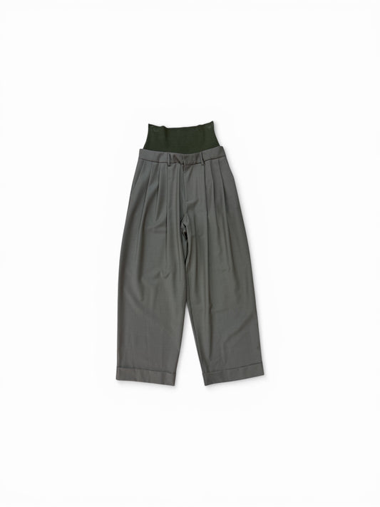 Pantaloni con baschina alta in maglia / MeiMeij