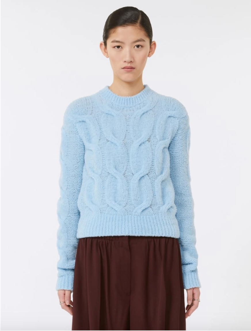 Maglia soffice con trecce NUVOLE