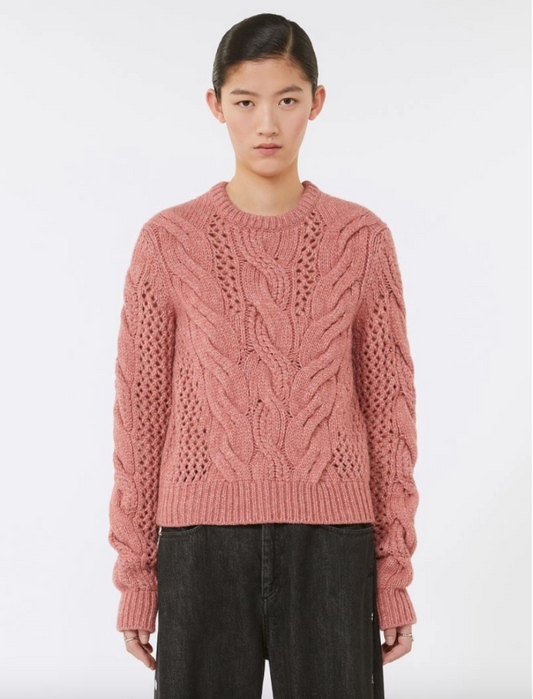 Maglia girocollo con trecce RADIO / Sportmax