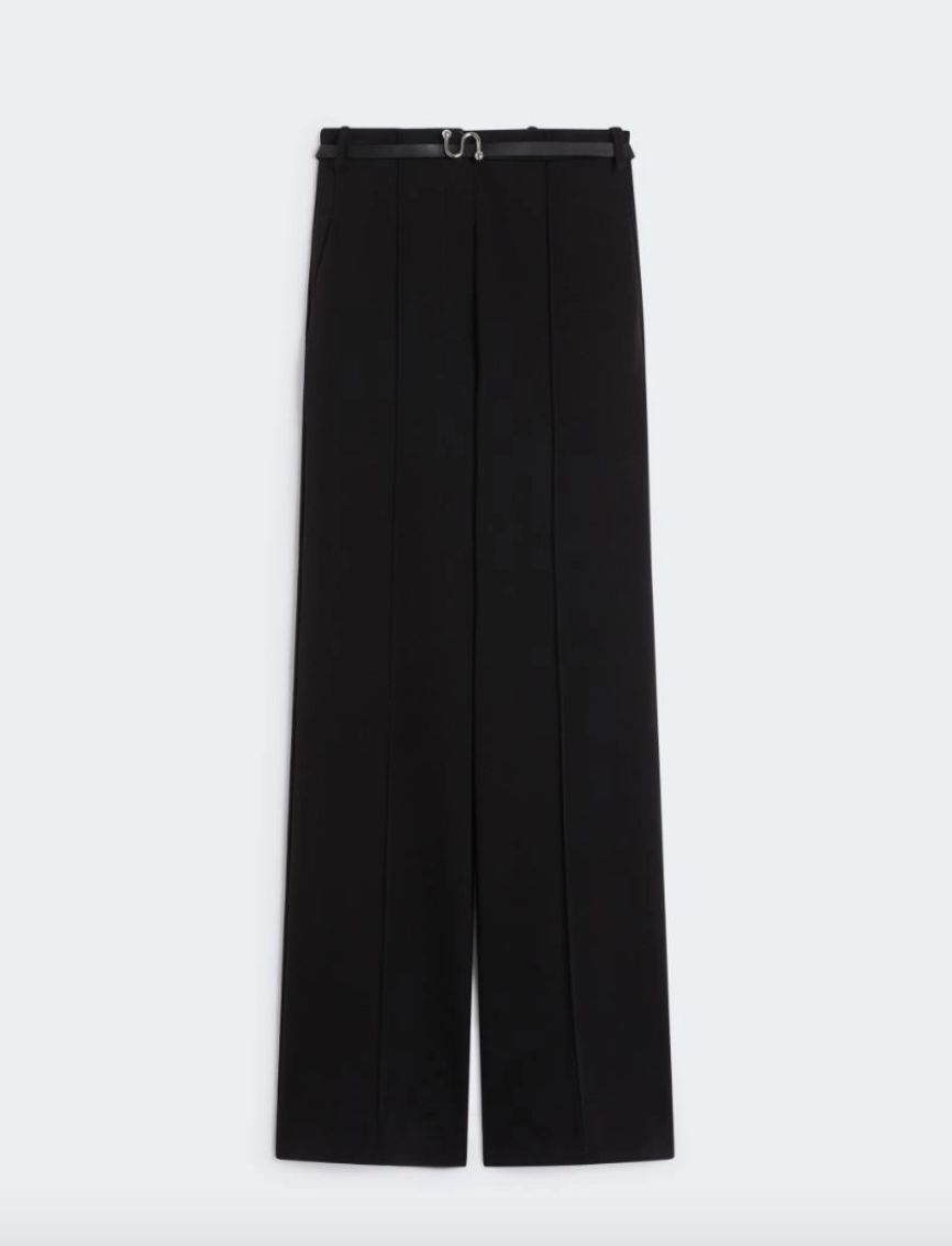 Pantalone a vita alta in punto stoffa TEXAS
