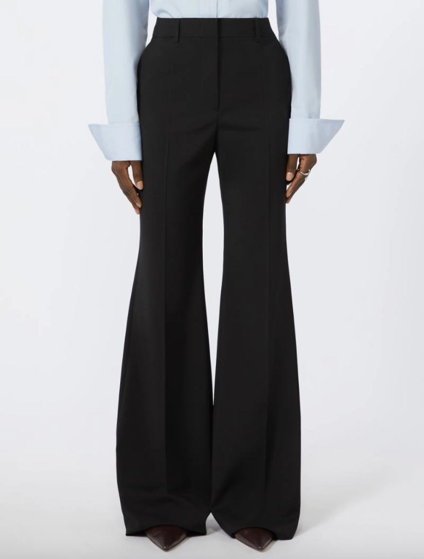 Pantalone flaire in lana stretch HANGAR / Sportmax