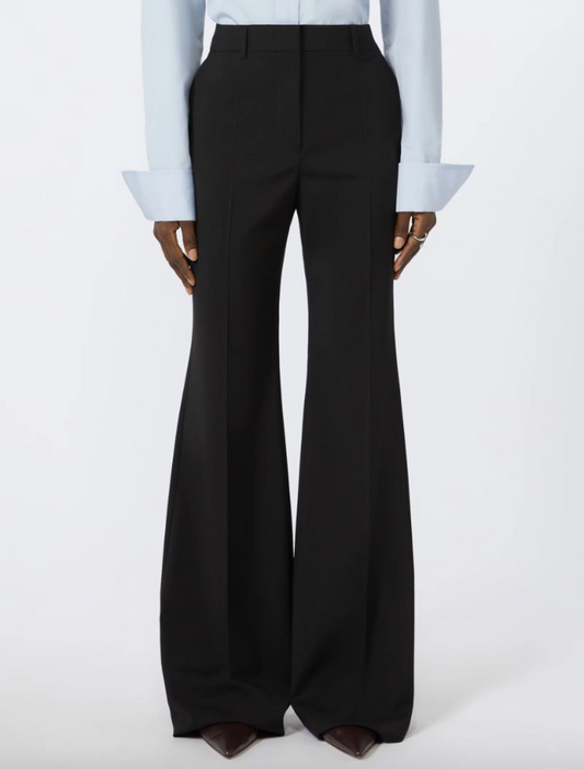 Pantalone flaire in lana stretch HANGAR / Sportmax