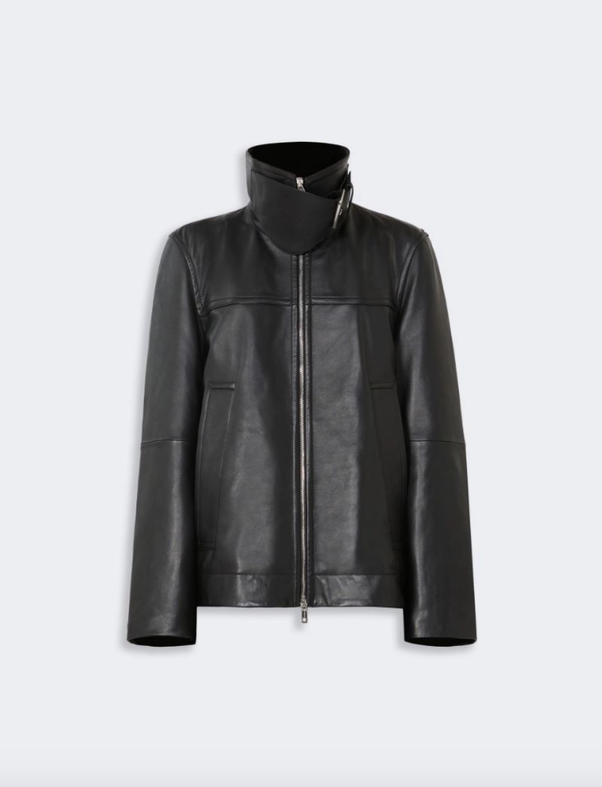Giaccone oversize in pelle CIOCCA / Sportmax