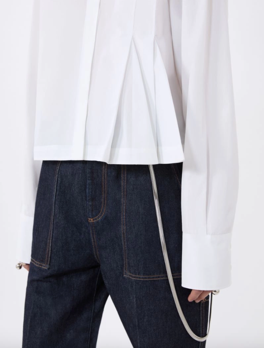 Camicia cropped in popeline CERTO / Sportmax