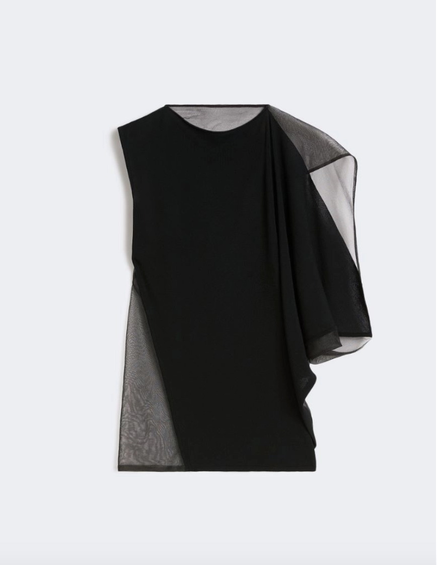 Top asimmetrico in viscosa stretch GERANIO / Sportmax