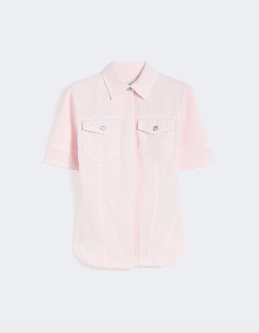 Camicia aderente in bull di cotone ONTANO / Sportmax