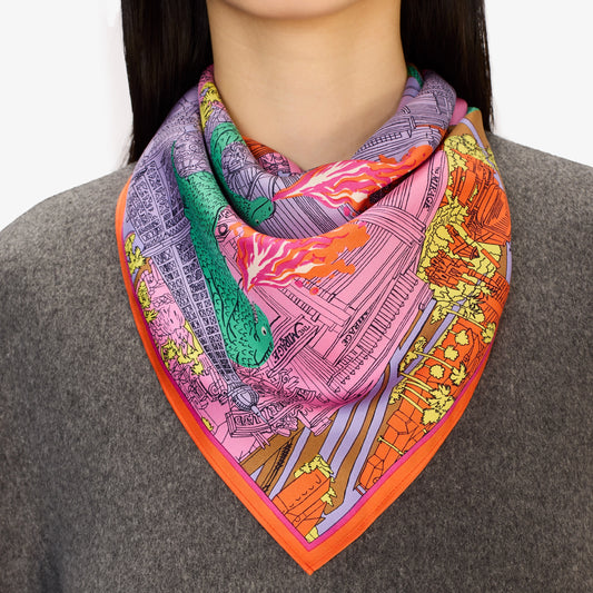 Foulard Vegas in pura seta / Inoui Editions