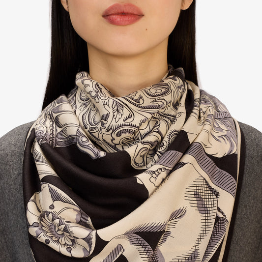 Foulard Carré 130 - Louvre / Inoui Editions