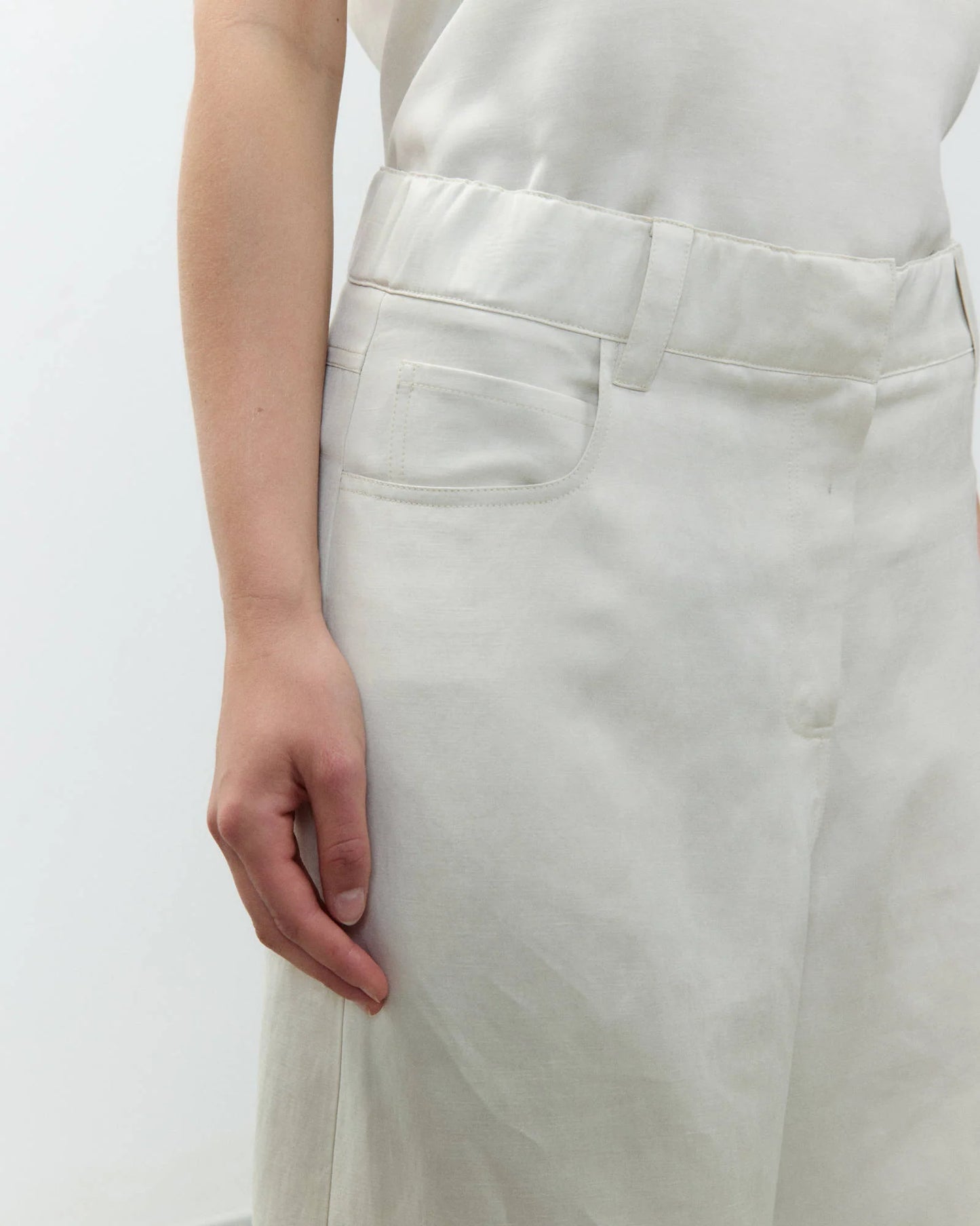 Pantalone wide leg in lino / Alysi