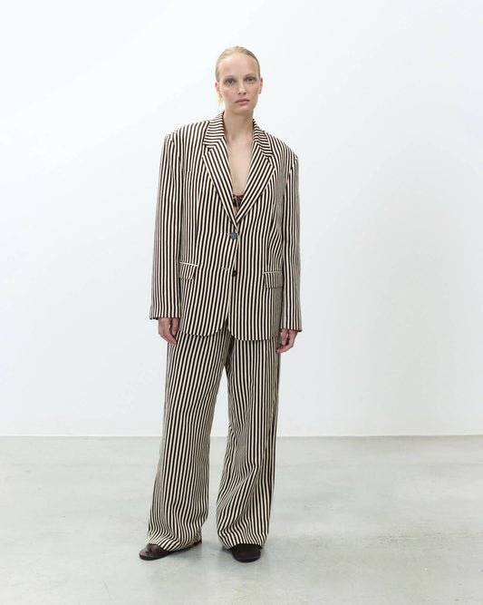 Blazer monopetto a righe / Alysi