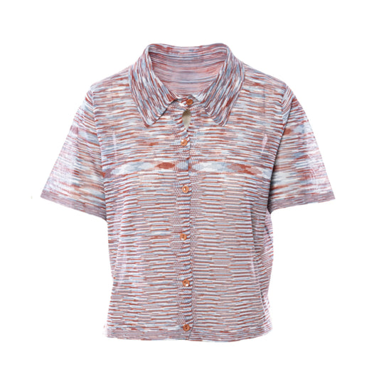 Polo in misto viscosa melange / Anonyme Designers