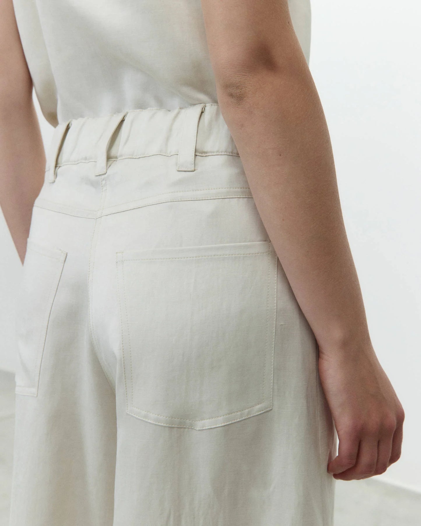 Pantalone wide leg in lino / Alysi