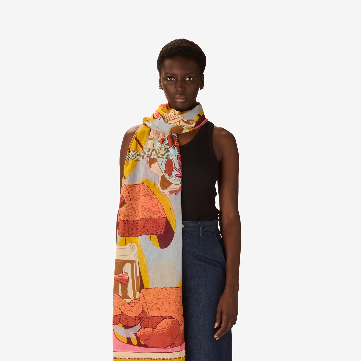 Sciarpa in cotone Etole 100 Tequila / Inoui Editions