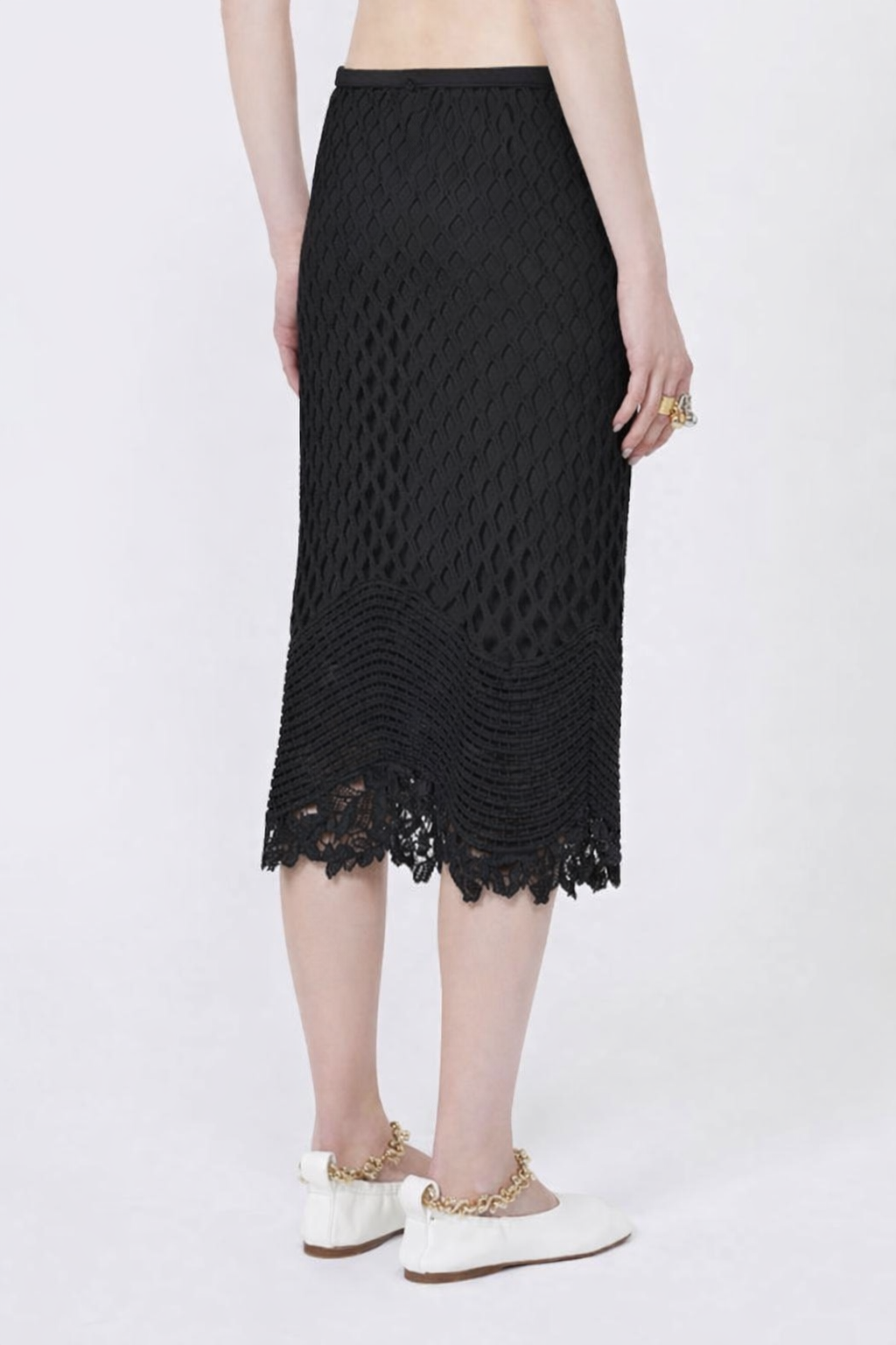 Gonna in rete con paillette SALA / Sportmax
