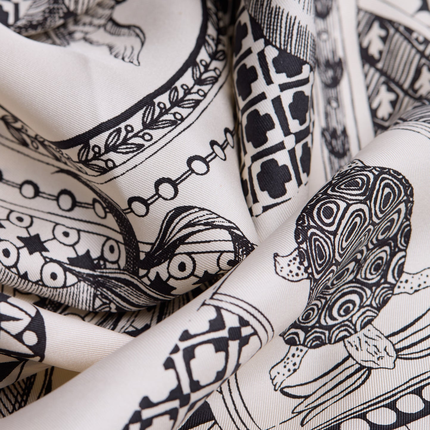 Foulard quadrato Carré 65 Barocco / Inoui Editions