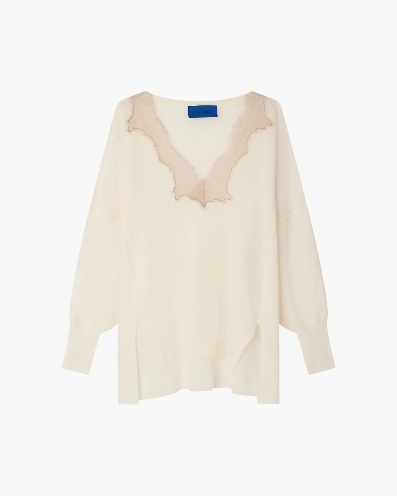 Maglia in lana con inserto in pizzo / Mes Demoiselles Paris