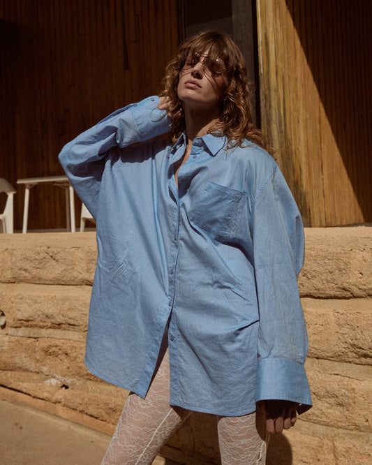 Camicia over azzurra / Mes Demoiselles Paris