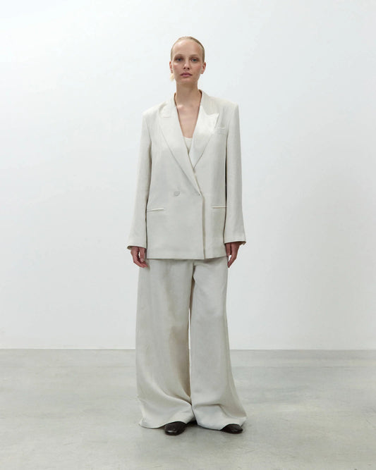 Blazer doppio petto in lino / Alysi