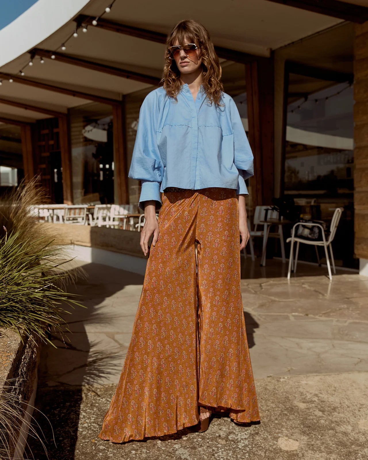 Pantalone ampio floreale / Mes Demoiselles Paris
