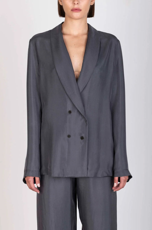 Blazer in twill di seta / Alysi