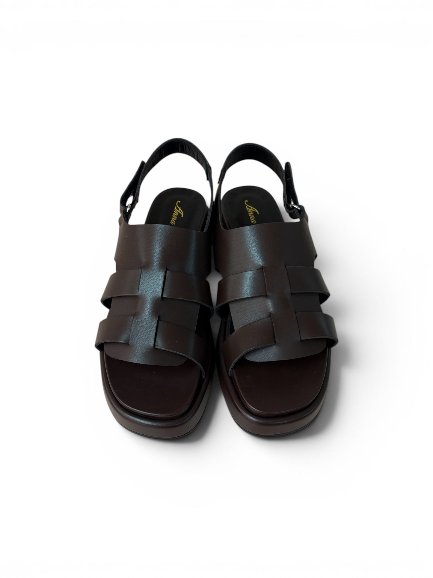 Sandalo platform in pelle /Anna F.