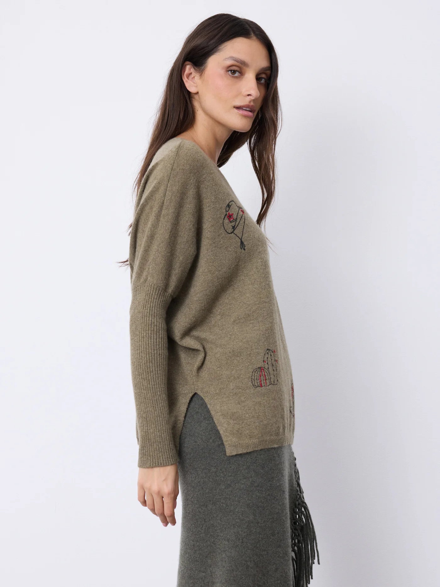Maglione poncho JOSEPHINE