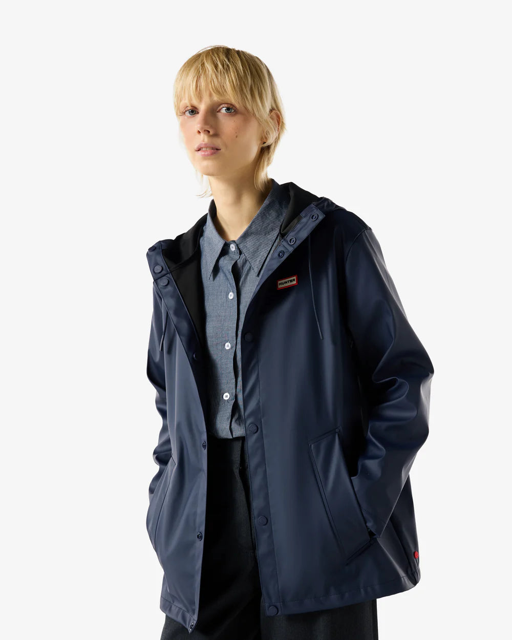 Giacca impermeabile blu /Hunter