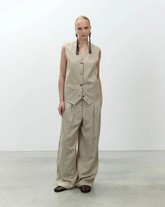 Gilet sartoriale a righe /Alysi