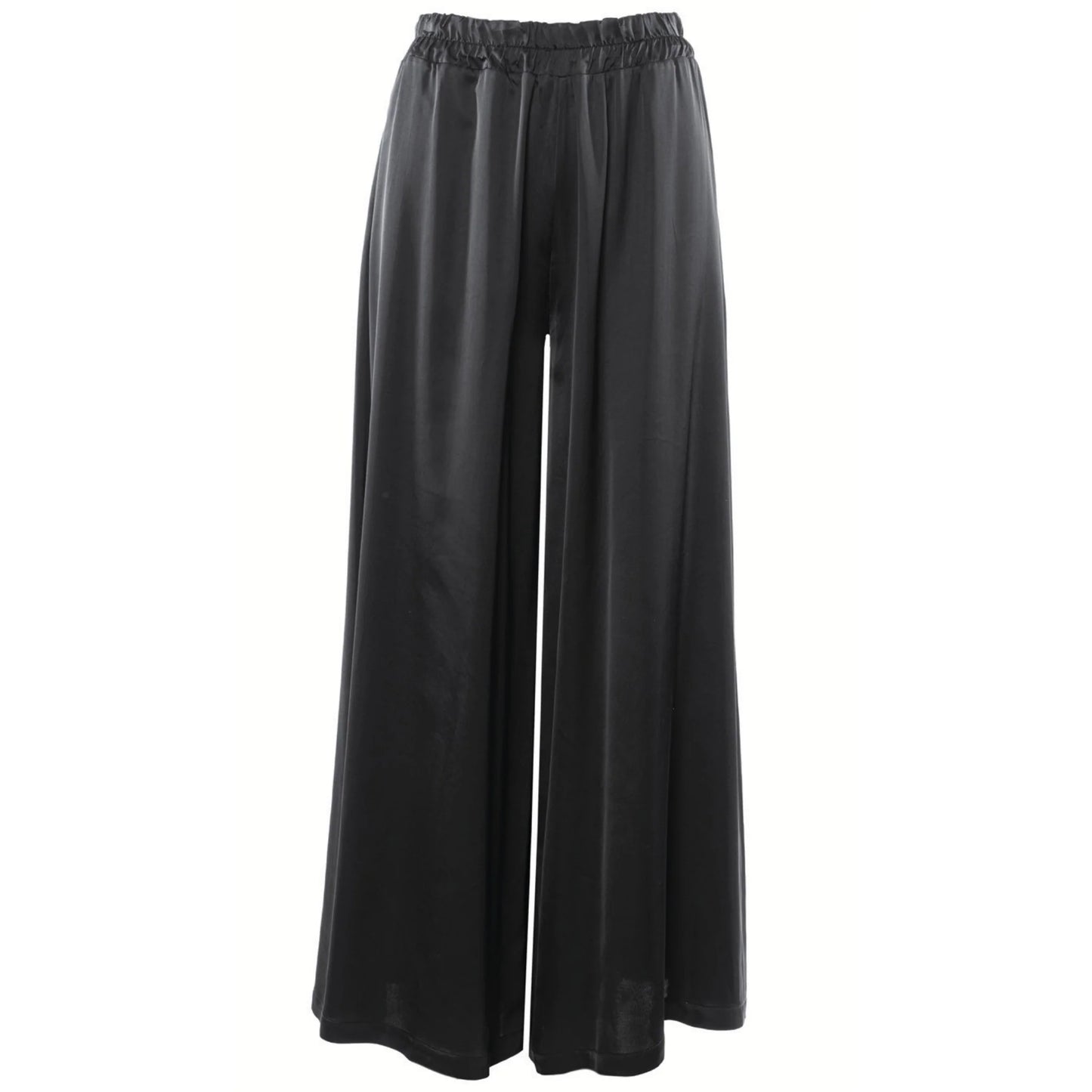 Pantaloni in raso di viscosa con elastico / Anonyme Designers