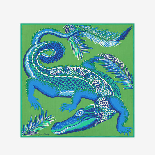 Foulard quadrato Carré 100 Croco / Inoui Editions