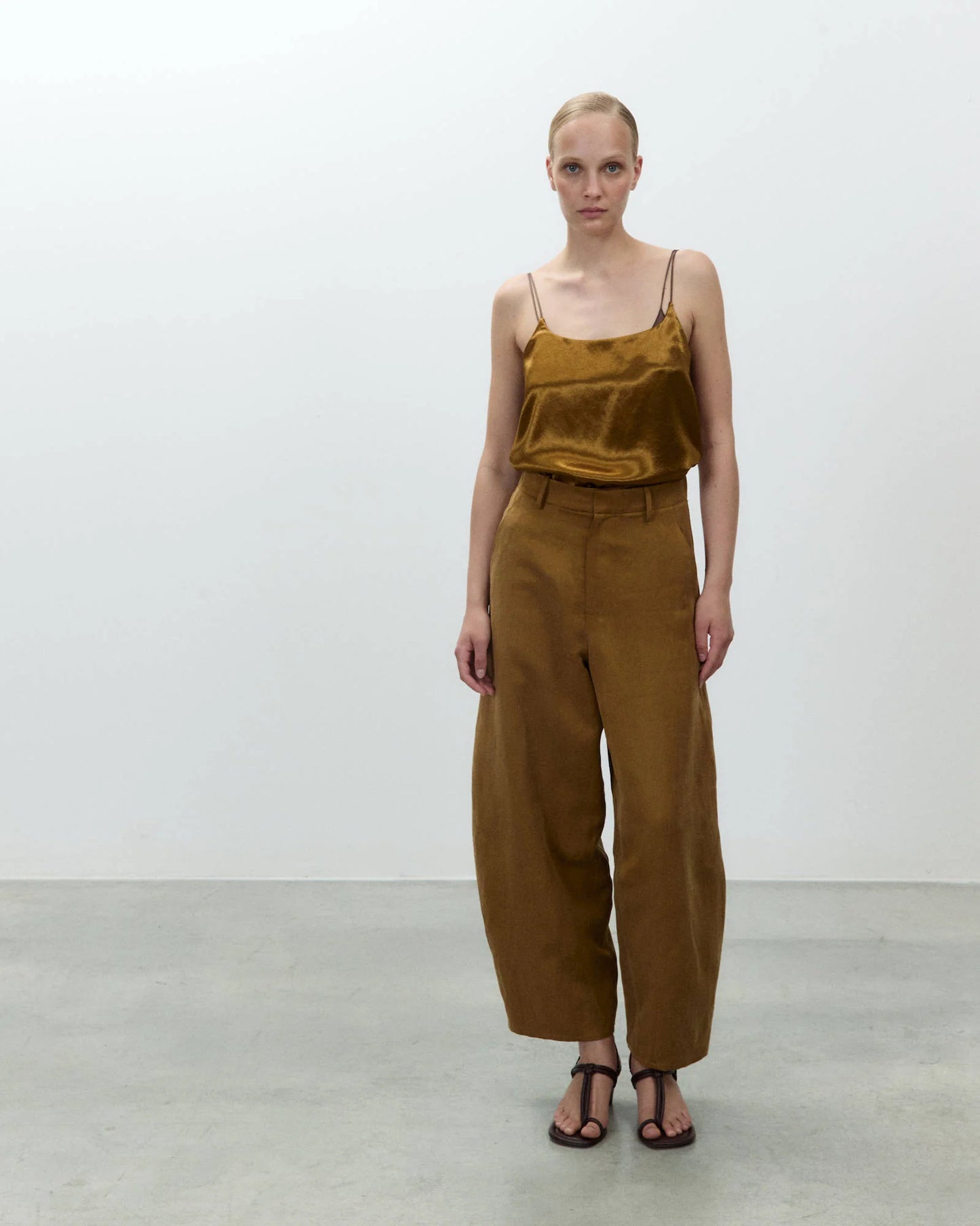 Pantalone barrel in lyocell / Alysi