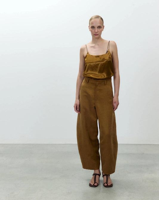 Pantalone barrel in lino / Alysi
