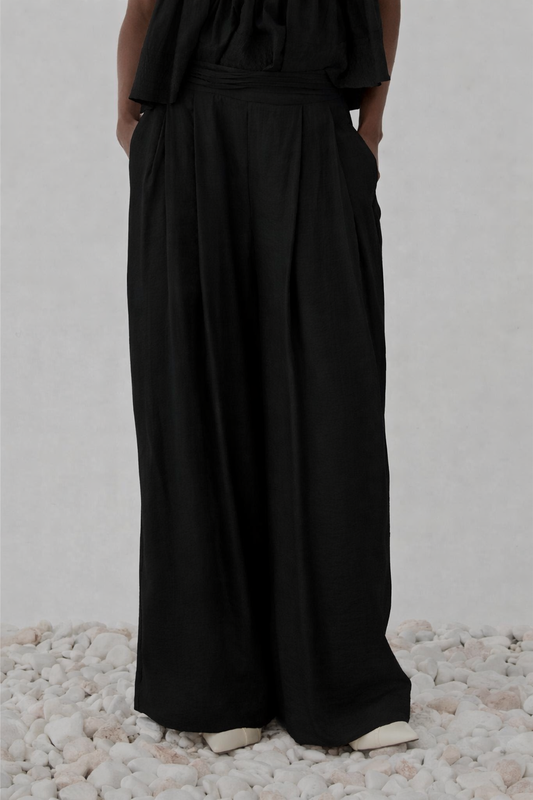 Pantalone ampio nero /ELEH