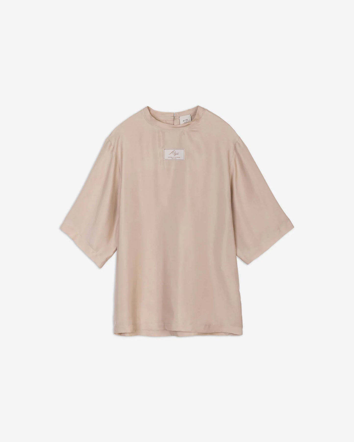 Blusa oversize in twill di seta / Alysi