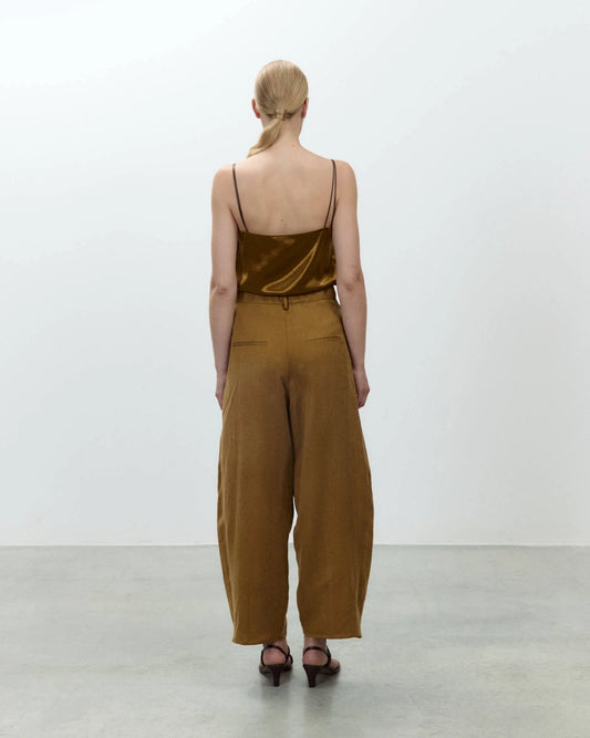 Pantalone barrel in lino / Alysi