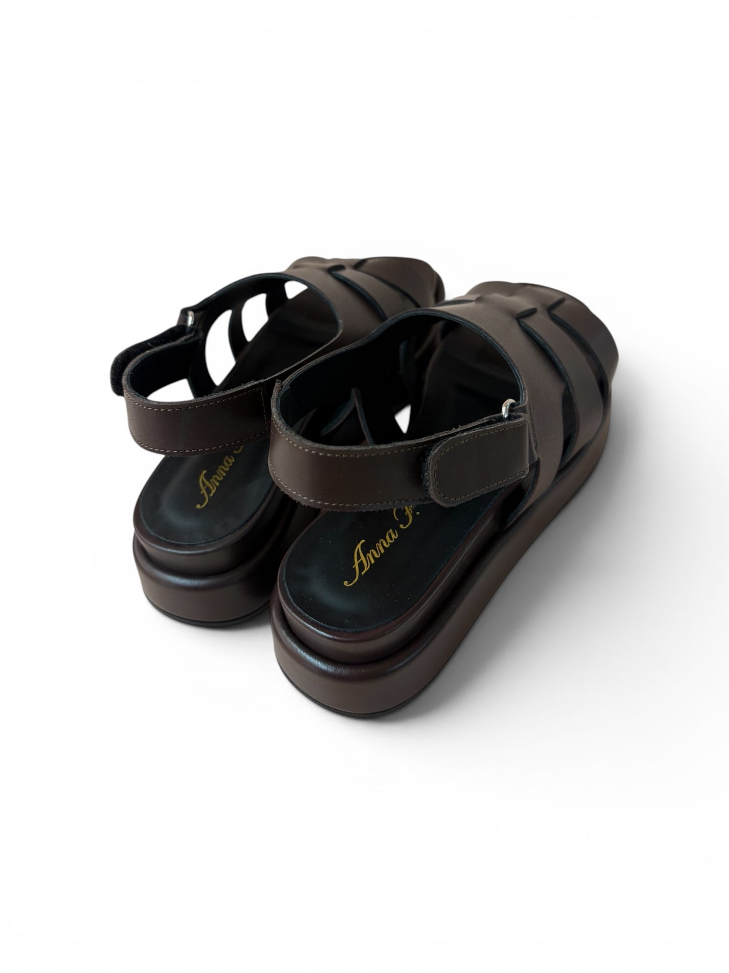 Sandalo platform in pelle /Anna F.