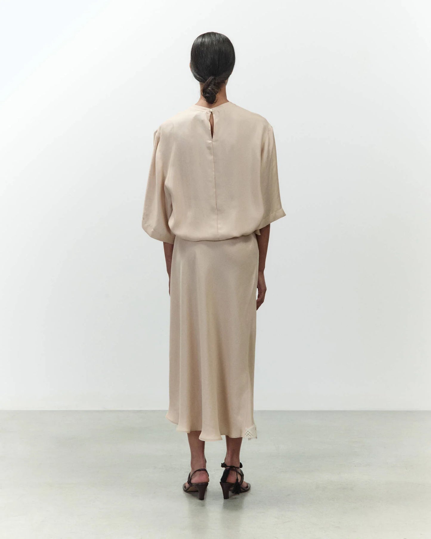 Gonna in seta con pizzo / Alysi