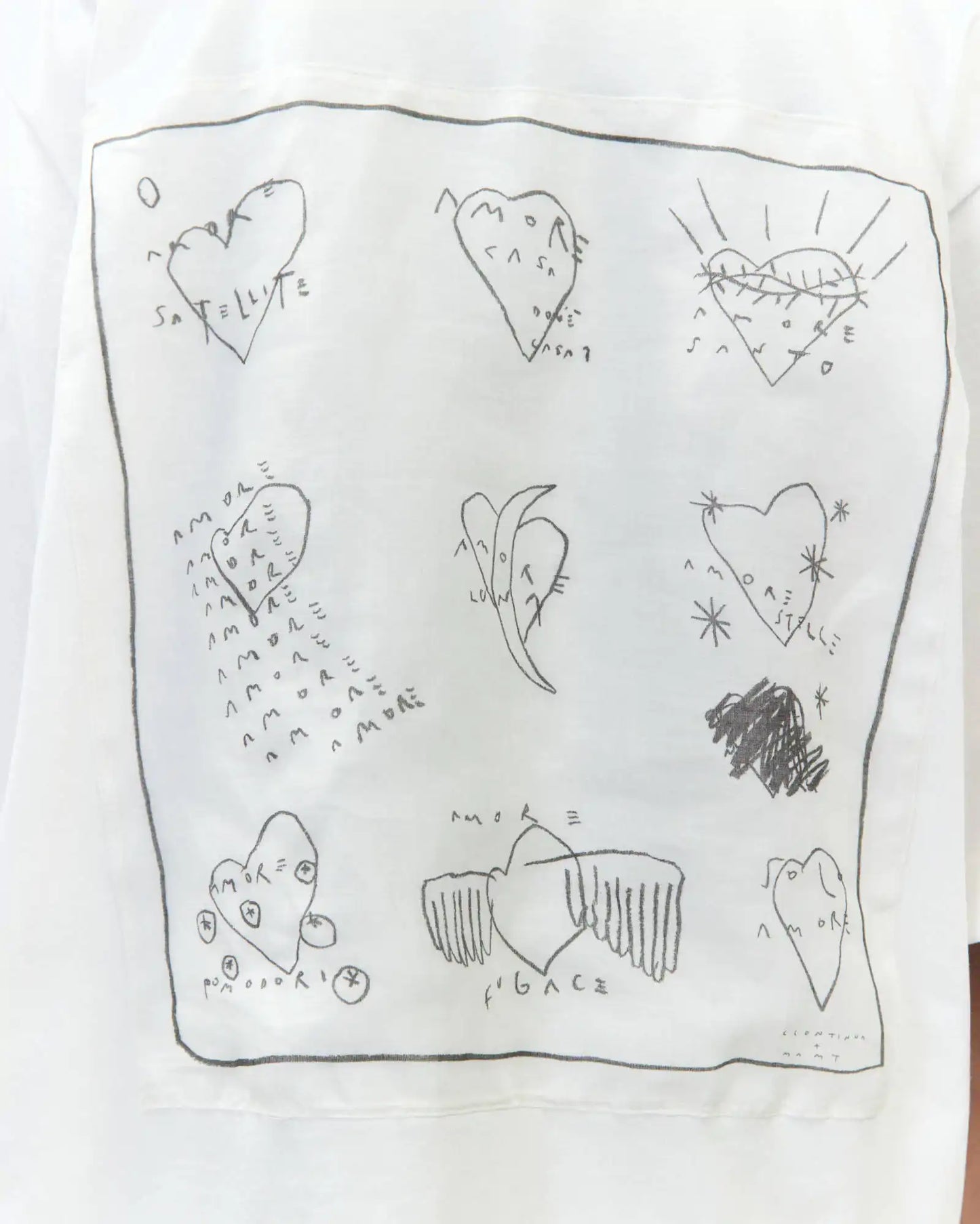 T-Shirt Curiosity Atelier con ricamo / Alysi