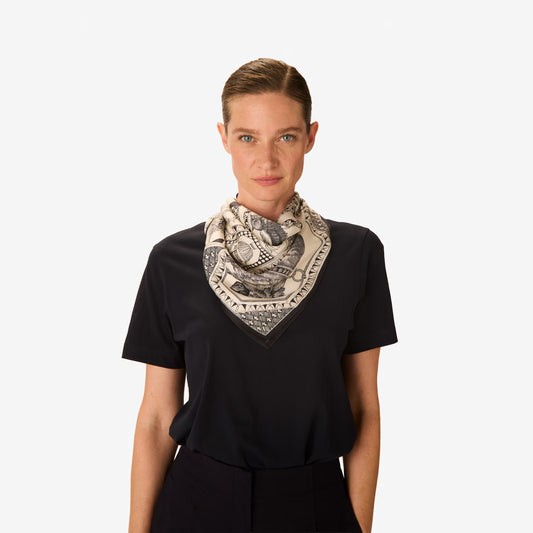 Foulard quadrato Carré 65 Barocco / Inoui Editions
