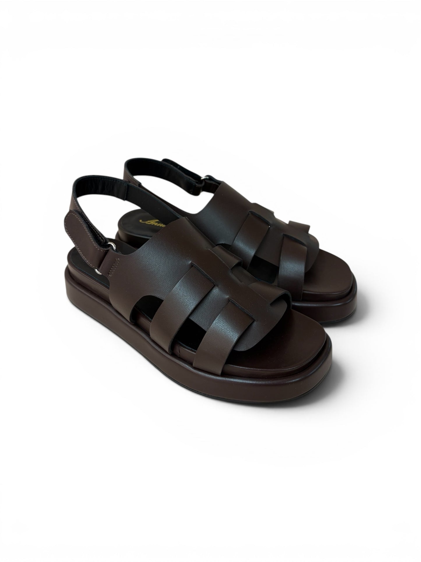 Sandalo platform in pelle /Anna F.